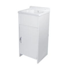 Kit mobile lavatoio in PVC antiacido 42x34x80H cm Lavatoio lavanderia con vasca