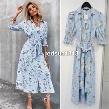 ABITO CAMICIA ZARA BLU E