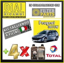 KIT TAGLIANDO 4 FILTRI PEUGEOT