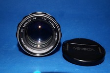 Minolta MC Rokkor-PF 58 mm f 1.4 , tappi