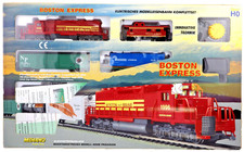 MEHANO train line H0 Boston Express locomotiva diesel con treno merci set completo