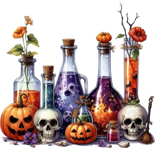 Adesivo colorato halloween - adesivo,