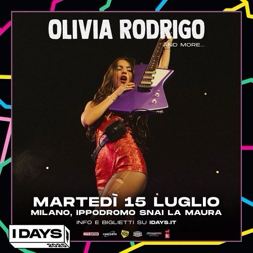 Olivia rodrigo biglietto - rodrigo,