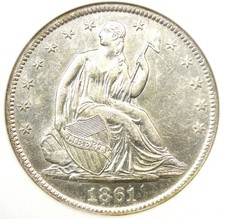 1861-O Seduto Liberty Mezzo