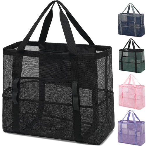 Bolsa malla para playa - para,