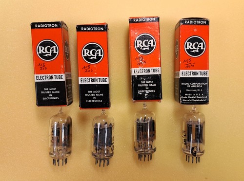 Rca 12au7a quattro valvole - quattro,