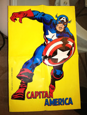 CAPITAN AMERICA N. 1 - POSTER Originale Corno 1973 - Manifesto