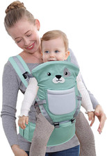 Marsupio Modello Animale Hip Seat Ergonomico per Neonato Anteriore E Posteriore