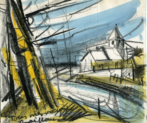 Litho originale signée - originale,
