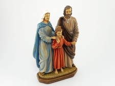 Statua della Sacra Famiglia in marmo resina Made in Italy 29 cm