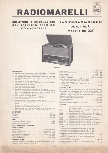 Radiogrammofono mf - ,