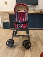 INGLESINA TRIO ZIPPY FREE BICOLORE ROSSO/CREMA USATO ED OTTIMAMENTE CONSERVATO