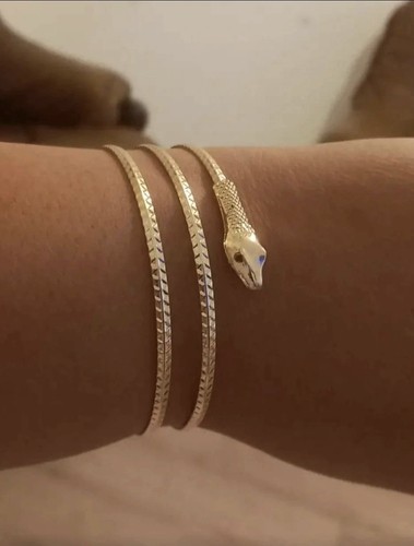 Bracciale avvolgente serpente