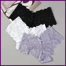 3 pezzi mutandine sexy pizzo