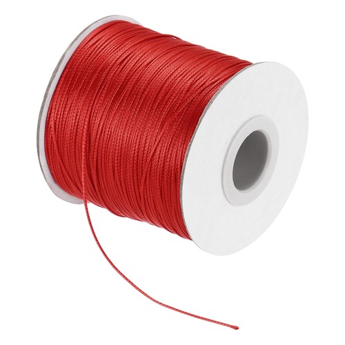 Cordino cerato rosso 5mm 175 - cordino,