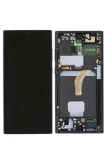 DISPLAY ORIGINALE SAMSUNG GALAXY S22 ULTRA SM-S908  VERDE BURGUNDY