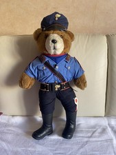 PELUCHE ORSO CARABINIERE RADIOMOBILE TENUTA ESTIVA COLLEZIONE ANNI 90
