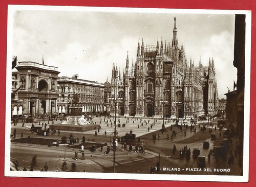 Cartolina italia milano - italia,