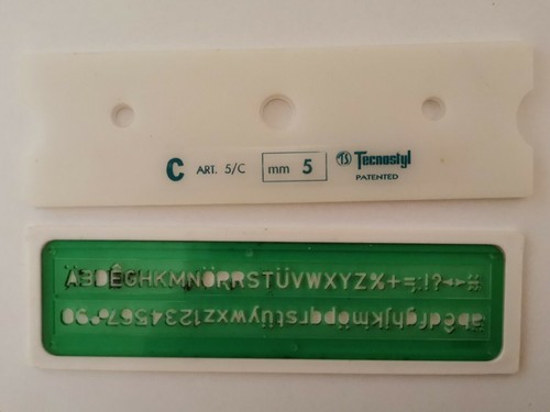 Normografo tecnostyl 5 c - normografo,