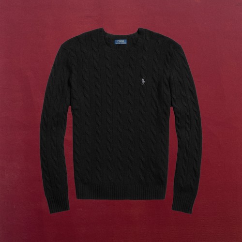 Polo ralph lauren nero morbido - ralph,