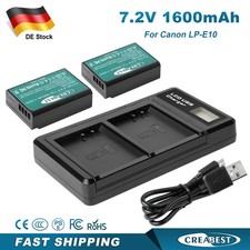 2xLP-E10 batteria + doppio