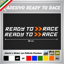 2X Adesivo Sticker Compatibile KTM READY TO RACE Superduke Adventure MOTO VINILE