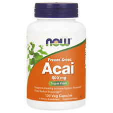 Now Foods Acai 500 mg, 100 capsule