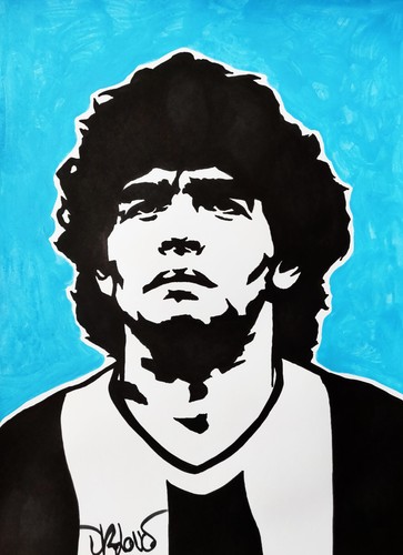 Love maradona street art - maradona,
