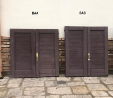 Finestra persiana in legno massello artigianale ad una o due ante