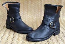 Stivali FIORENTINI + BAKER ETERNITY in pelle con cinturino nero taglia 36 EU | 3 UK | 6 US