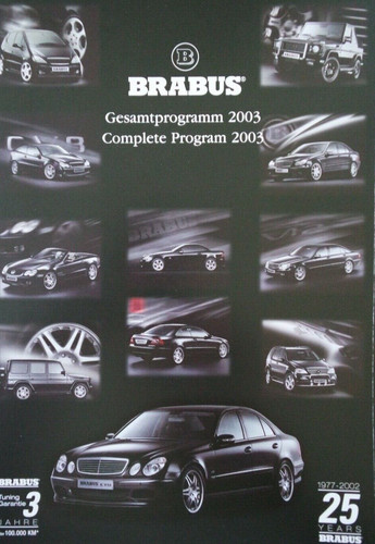 Brabus 2003 programma - brabus, mercedes