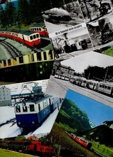TRAIN - TRENO - ZUG - TREN - TOG - ПОЕЗД lotto di 16 cartoline differenti - IRT