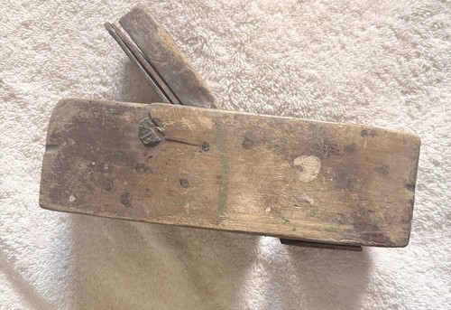 Antico aereo manuale legno - manuale, in