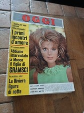 OGGI n 29 1968=SYLVA KOSCINA=FRANCOISE HARDY= MASTROIANNI=GIANNI MORANDI=VESPA