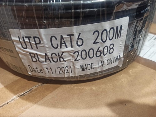 Roll black cat6 cat cca - cat,