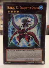 Game Gioco Yu Gi Oh XYZ Carta ITALIANO NUMERO 32 DRAGHETTO SQUALO GAOV-IT042 ITA