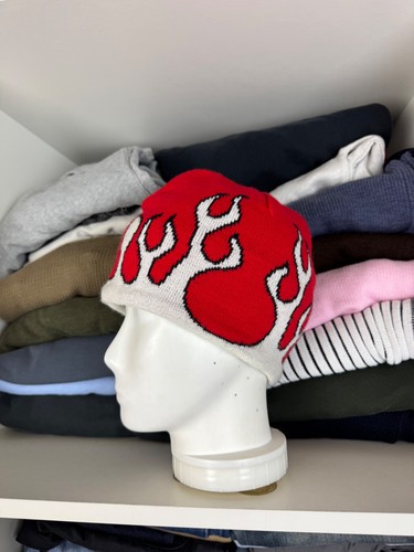 Cappello berretto y2k flame - cappello,