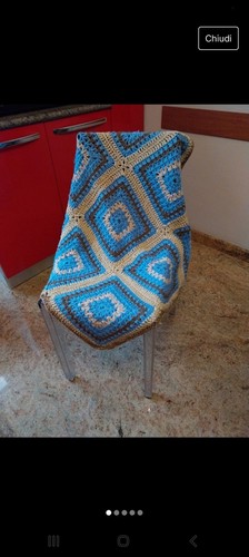 Affare coperta crochet - crochet, fatta