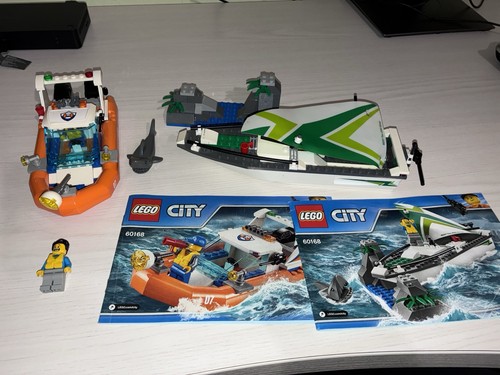 Set lego city 60168 boat - set,