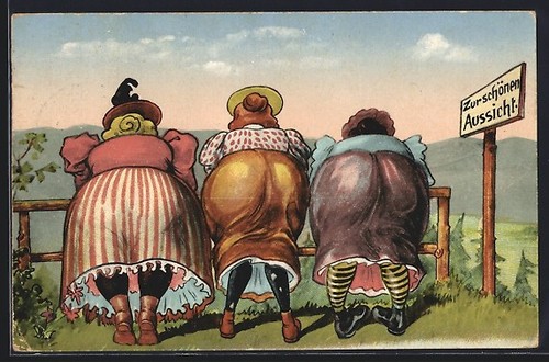 Tre donne grasse godono la - donne,