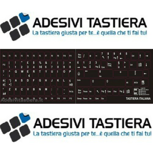 Adesivi tastiera italiana - tastiera,
