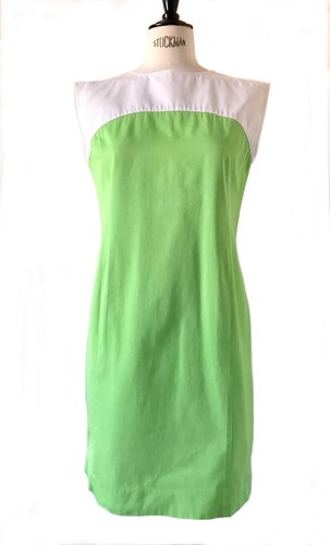 Robe vert fluo courrèges - robe,