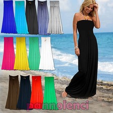 Abito lungo vestito donna