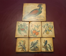 Lotto 7 quadretti vintage in