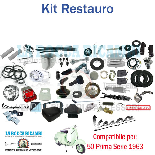 Kit restauro vespa 1963 - vespa, 50