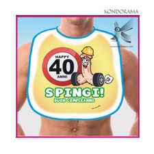 Bavaglio maxi “happy 40 anni