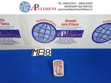 LOGO EMBLEMA FREGIO ALLUMINIO FIAT 1100 D 1300 1500 1600 CABRIO (PICCOLI SEGNI)