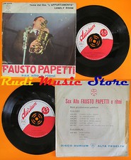 LP 45 7'' FAUSTO PAPETTI L'appartamento Lonely room italy DURIUM 6924 cd mc dvd