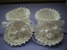 NEWBORN CROCHET COTTON SHOES -