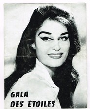 Dalida 1960 programme gala - dalida,